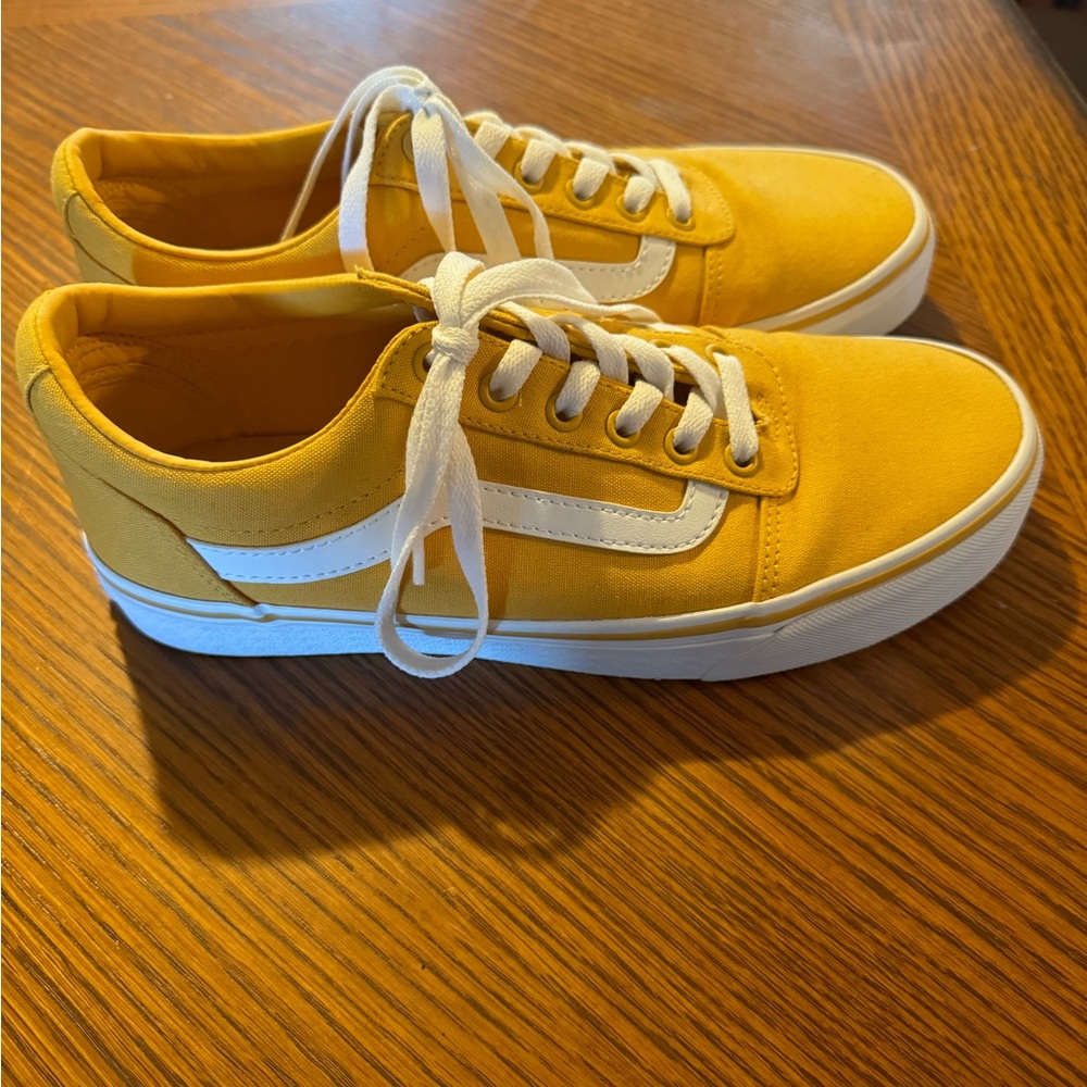 Low Top Yellow Vans